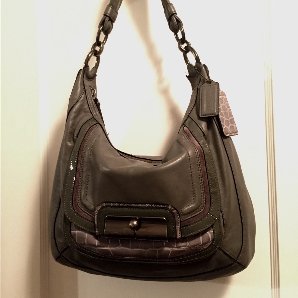Coach bag in dark gray
